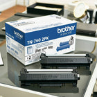 Brother TN760 Toner Cartridges - High Yield - Black - 2 Pack-Compatible with Brother printer and all-in-one models: DCP-L2550DW, HL-L2370DW, HL-L2390DW, HL-L2395DW, MFC-L2710DW, MFC-L2730DW, MFC-L2750DW