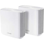 ASUS ZenWiFi AX (XT8) AX6600 Tri-Band WiFi 6 (802.11ax) Whole-Home Mesh WiFi System, 2 Pack - White-High speed tri-band