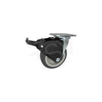 Blickle Total Locking Caster, 6" (152 Mm), Tread Width: 1-1/2" (38 Mm), Tread Width: 2" (51 Mm), Ml776 (CA-27TP60JT63)-Wheel Diameter: 6" (152 mm)
