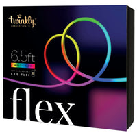 Twinkly Flex 10' Multicolour Light Tube with White Wire-Multicolour RGB LEDs - 16 million colours