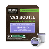 Van Houtte Espresso Dolce Drema - Medium Roast - K-Cup Coffee Pods - 20 Pack-Taste: with its delicious nutty and velvety notes, this blend makes every moment a celebration of flavour. For an empowering, high-quality brew that has depth to its roast.