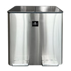 Modern Homes Stainless Steel Dual Garbage Can - 40L-Hygienic inner bin with handle