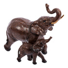 Truu Design Polyresin Elephant Figurine, 7 x 3.5 x 6.75 inches, Bronze-Measures 7"L x 3.5"H x 6.75"W in dimensions
