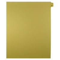 Mark Maker Legal Exhibit Index Tab Buff Single Tabs, 1/25th Cut, Letter Size, No Holes, Number 51, 25 Pack-Buff Single Tabs, 1/25th Cut