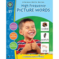 eBook: High Frequency Picture Words (PDF version - 1-User Download) - ISBN 978-1-55319-406-4 - Grade K - 1-You will receive two emails: one confirming your entire order, and one with a "Download Software" buttonYou can download immediately or return to your email to download later