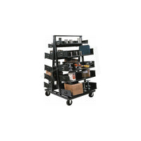 Valleycraft Adjust-A-Tray Trucks, Overall Height: 64", Weight: 120 Lbs. (F8-1814-A3)-Overall Height: 64"