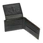Roots Slimfold Wallet with Removable ID - Chocolate & Black-3 ID windows