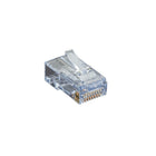 Black Box C6EZUP-100PAK CAT6 Unshielded EZ-RJ45 Modular Plugs, 100/Pack-Plugs