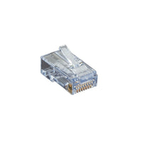 Black Box C6EZUP-100PAK CAT6 Unshielded EZ-RJ45 Modular Plugs, 100/Pack-Plugs