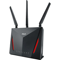 ASUS RT-AC86U AC2900 Dual Band Gigabit WiFi Router with MU-MIMO and Parental Control-Latest 802.11ac MU-MIMO technology for data transfer speeds up to 2900 Mbps