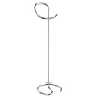 Loo Toilet Caddy, Chrome-Integrated toilet paper reserve and caddy
