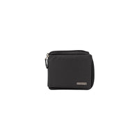 Champs Black Label Leather RFID Zip-Around Wallet, Black-RFID blocking wallet in Gift box