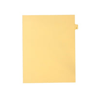 Mark Maker Legal Exhibit Index Tab Buff Single Tabs, 1/26h Cut, Letter Size, No Holes, Letter D, 25 Pack-Buff Single Tabs, 1/26th Cut