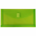JAM Paper Plastic Envelopes with Hook & Loop Fastener, #10, 5.25 x 10, 1 Expansion, Assorted Colours Poly, 6 Pack-Envelope Folders feature a Velcro Tab closure designed to keep materials inside secure and organized. Easily pulls apart, while firmly securing flap.