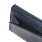 Roots Ladies Large Clutch Wallet with Removable Checkbook - Navy-11