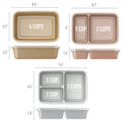 Bentgo Prep 60-Piece Meal Prep Kit - Gleam Metallics Collection-Microwave-Safe: Simply pop in the microwave to reheat your prepared meals when it's time to eat