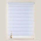 Modern Homes Sheer Shades with Metal Ball Chain, 40" x 84", White, (68109)-Dimensions: 40 x 84 inch