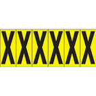 Identify Locations, Supplies & Tools, Individual Letter & Number Markers, X, 2-15/16", 18 Pack-Style - Letters