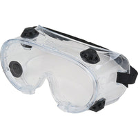 Zenith Safety Z300 Safety Goggles, Clear Tint, Anti-Scratch, Elastic Band - 12 Pack-Band Type Elastic