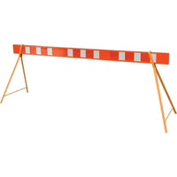 SCN Industrial Street Barricades - Barricade Board-Dimensions - 8'L x 2 "W X 6 "H
