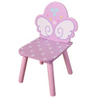 Danawares Unicorn Square Table with 2 Chairs & Storage Bag - Pink-Chair capacity: 55 lbs