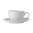 Maxwell & Williams Basic White Coupe Demi Tasse Cup & Saucer, 4 Pack-Drinkware
