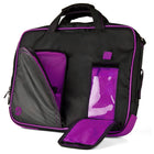 Vangoddy 13" Laptop Messenger Bag - Purple-Top dual zip-around closure