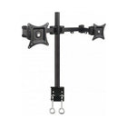 Techly 2 Monitor Desk Stand for 13-27in Screens, (ICA-LCD 482-D)-Desk mount for 13-27" screens