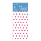 MillBrook Studio Printed Tissue, Pink Polka Dot Pattern, 12 Pack (93067)-Tissue Paper