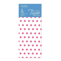 MillBrook Studio Printed Tissue, Pink Polka Dot Pattern, 12 Pack (93067)-Tissue Paper