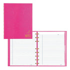 Blueline Notepro Pink Ribbon Hardcover Notebook, 9-1/4" x 7-1/4", Bright Pink, 150 Pages-The durability of a hardcover plus the flexibility of a wirebound book