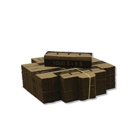 NSS Loonie ($1) Coin Boxes, 200 Pack-Fold together corrugated, Black imprint