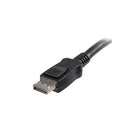 StarTech 35 ft DisplayPort Cable with Latches, M/M-Latching connectors secure cable against accidental disconnection