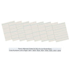 Pacon 3/4" Ruled Skip-A-Line Newsprint Paper 11" x 8 1/2", 1500 Pack (PAC2635)-White