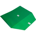 JAM Paper Plastic Envelopes with VELCRO Brand Closure, Legal Booklet, 9.75 x 14.5, Green Poly, 12 Pack (235827783)-Closure: Velcro