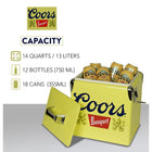Coors Banquet Retro Ice Chest Cooler with Bottle Opener - 13L-Holds up to 18 cans or 12 bottles