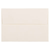 JAM Paper 4bar A1 Envelopes, 3.63 x 5 1/8, Strathmore Natural White Wove, 250 Pack (194891H)-Natural white wove Strathmore envelope