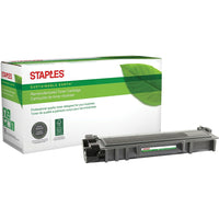 Staples Sustainable Earth Remanufactured TN660 High-Yield Black Laser Toner Cartridge-Black toner produces sharp, professional documents
