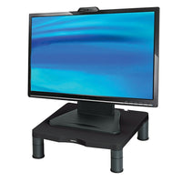 Fellowes Standard Monitor Riser, Black (9671201)-Features 3 different height adjustments from 2” to 4”