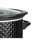 Brentwood Select Slow Cooker 7 Qt - Black-Removable Ceramic Pot