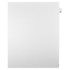 Mark Maker Legal Tabs - Letter Size - White - 1/25th cut - 25 tabs per package - 5 packages Pack - Number 78-White Single Tabs