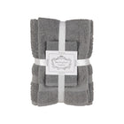 Buckingham Home Set of 3 Towels - Ultimate Grey-80% Cotton and 20% Polyester