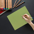 JAM Paper Matte Paper - 8.5" x 11" - 28 lb. Olive Green - 50 Sheets/Pack-Quantity: 50 per pack | Plenty of paper for a big project, or to last a long time.