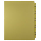 Mark Maker Legal Exhibit Index Tab Set of Buff Single Tabs, 1/15th Cut, Letter Size, No Holes, Number 166 - 180-Buff Single Tabs, 1/15th Cut