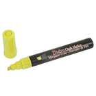 JAM Paper Marvy Uchida Liquid Chalk Marker Erasable Dustless - Chisel Tip - Yellow-Marker Tip: Chisel