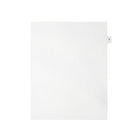 Mark Maker Legal Exhibit Index Tab White Single Tabs, 1/15th Cut, Letter Size, No Holes, Letter R, 25 Pack-White Single Tabs, 1/15th Cut