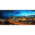 Designart Singapore Cityscape Gallery-wrapped Canvas Art, (PT2043-32X16)-Print
