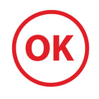 Trodat S-Printy ''OK Impression'' Red Ink Self-Inking Mini Stamp 4921-One light touch gives a sharp impression