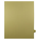 Mark Maker Legal Exhibit Index Tab Buff Single Tabs, 1/25th Cut, Letter Size, No Holes, Number 121, 25 Pack-Buff Single Tabs, 1/25th Cut