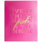 Hilroy Pink Pocket & Prong Portfolio - 11-5/8" H x 9-5/16" W - Pink-2 horizontal pockets
